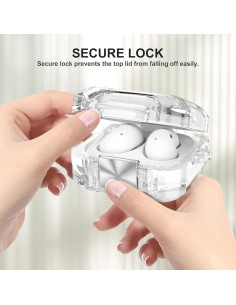 Funda Protectora Transparente Valkit para Galaxy Buds 2 Pro/2/Live 2