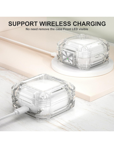 Funda Protectora Transparente Valkit para Galaxy Buds 2 Pro/2/Live