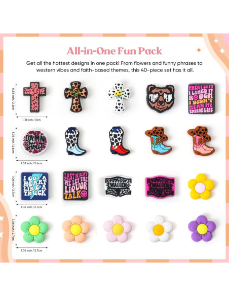 Perlas de Silicona Kaciola 40PCS para Manualidades DIY