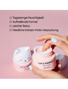 Crema Diurna Hidratante TonyMoly Gato 50g Suaviza y Calma 2