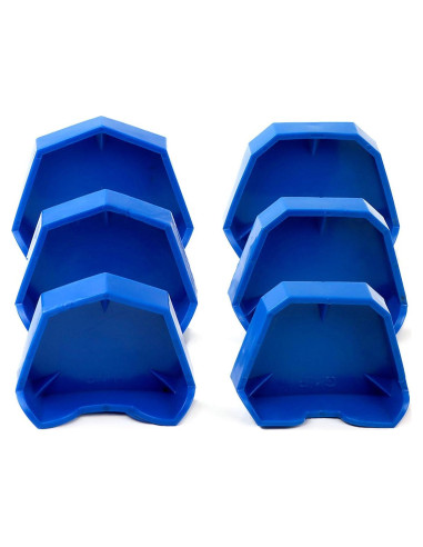 Kit de Bandejas de Impresión Dental LA MIERE 6 Pcs - Pequeño, Mediano, Grande