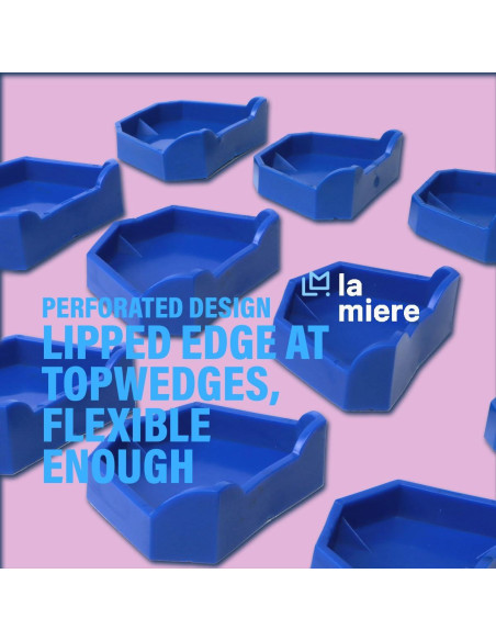 Kit de Bandejas de Impresión Dental LA MIERE 6 Pcs - Pequeño, Mediano, Grande