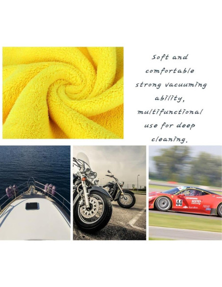 Kit de Paños de Limpieza de Auto KDUHQK - 4 Piezas Microfibra