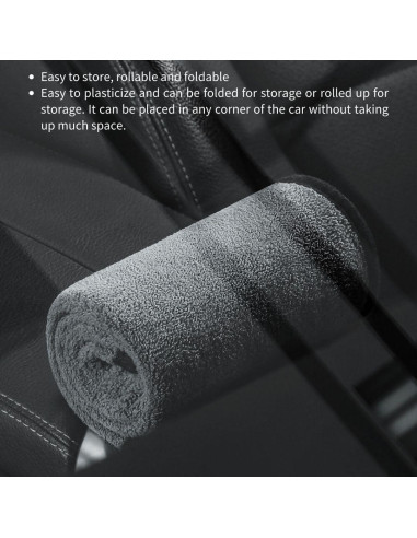 Kit de Paños de Limpieza de Auto KDUHQK - 4 Piezas Microfibra