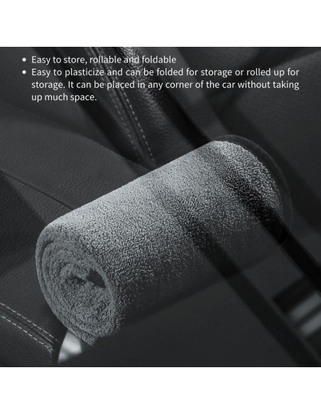 Kit de Paños de Limpieza de Auto KDUHQK - 4 Piezas Microfibra