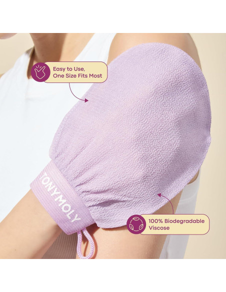 Guantes Exfoliantes Tonymoly Plum Bum - Paquete de 2