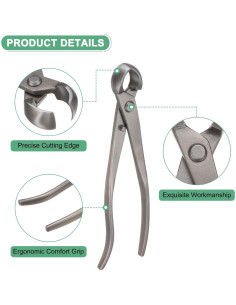 Juego de Herramientas de Bonsai 3 Piezas M METERXITY 2