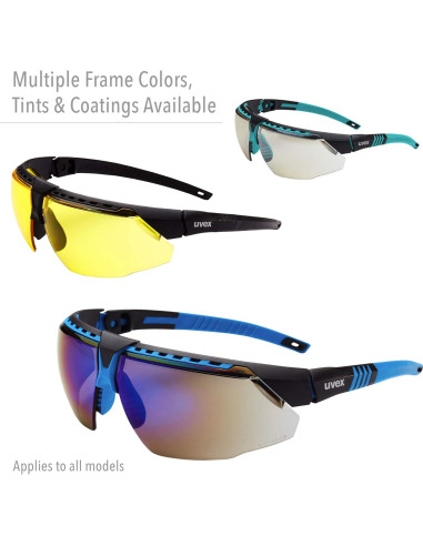 Gafas de Seguridad Uvex Honeywell S2850 Montura Negra Antirayaduras