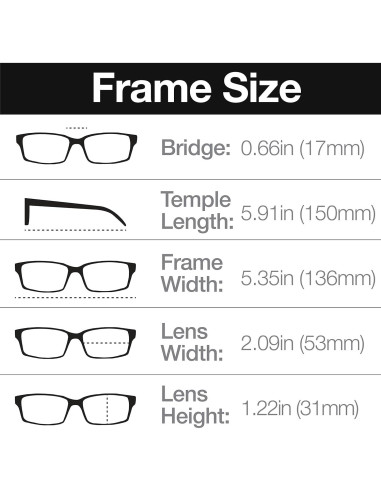 Gafas Anti Fatiga Ocular Gamma Ray FlexLite 0.00x Bloqueador Azul