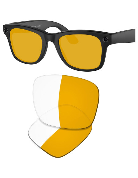 Lentes de Reemplazo LuxGo para Ray-Ban Meta RW4009 50MM