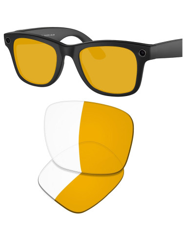 Lentes de Reemplazo LuxGo para Ray-Ban Meta RW4006 50MM Fotocromáticos