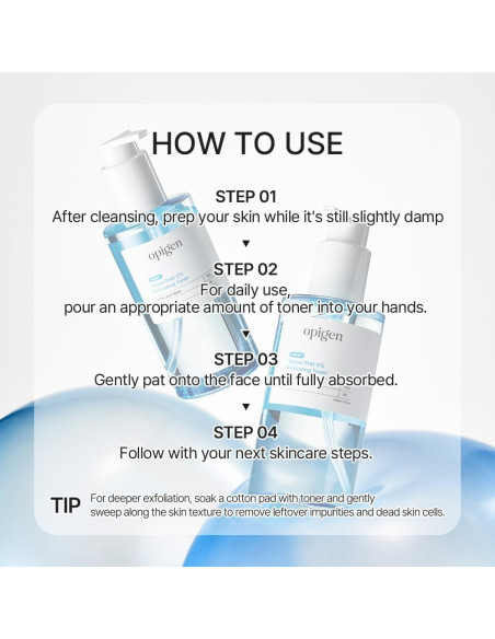 Tónico Exfoliante Low pH 210 ml Corea Cosmedical Center