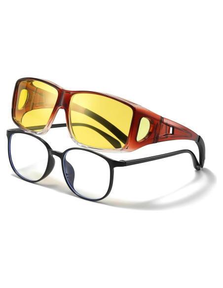 Gafas de Visión Nocturna VIEWBETTER Lentes Amarillos Polarizados