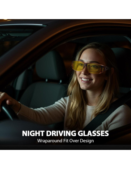 Gafas de Visión Nocturna VIEWBETTER Lentes Amarillos Polarizados