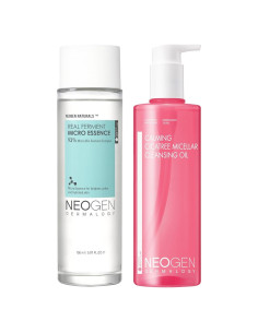 Dúo de Cuidado de la Piel Diario - Esencia Micro y Aceite Limpiador Calmante Cica