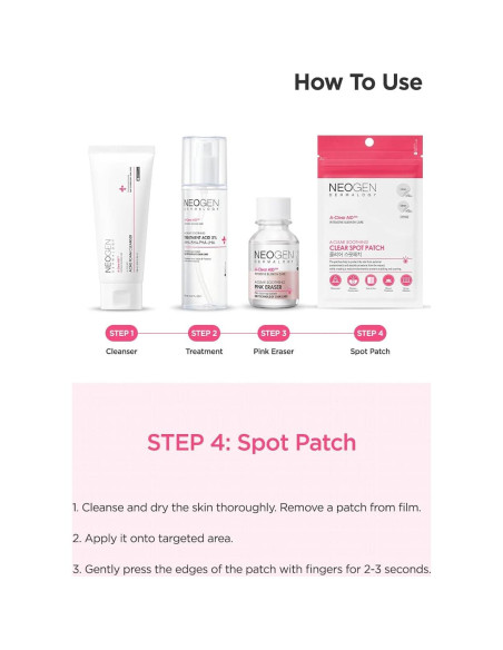 Parches Hidrocoloides NEOGEN DERMALOGY A-CLEAR 3 Paquetes