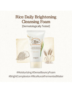 SKINFOOD Set de Limpieza Facial: Espuma de Arroz y Toallitas 2