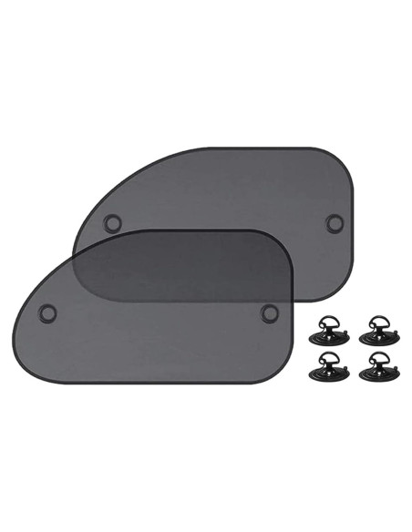 Paquete de 2 Sombrillas Universales Shakas para Ventanas de Auto Paquete de 2 Sombrillas Universales Shakas para Ventanas de Auto