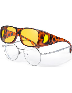 Gafas de Conducción Nocturna SIPHEW Polarizadas Amarillas 2