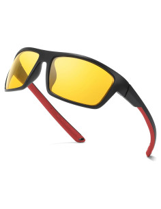 Gafas de Visión Nocturna TJUTR Polarizadas Amarillas Unisex