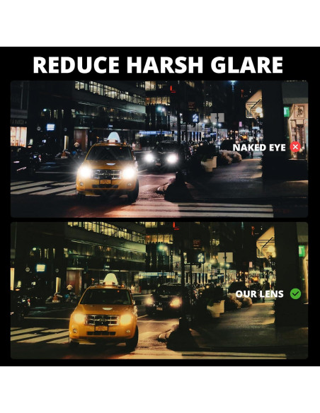 Gafas de Visión Nocturna VIEWBETTER Fit Over Lente Amarillo