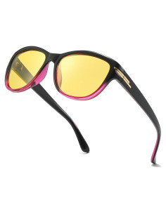 Gafas de Conducción Nocturna SODQW Polarizadas UV400 Amarillas