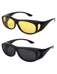 Gafas de Prescripción Polarizadas 2PCS - Uso Diurno y Nocturno