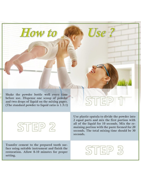 Cemento de Óxido de Zinc Eugenol Genérico para Relleno Dental