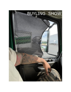 Paquete de 2 Sombrillas para Ventanas de Camiones Pewjury 60x55cm 2