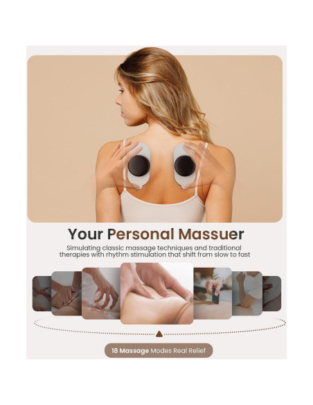 Unidad TENS Inalámbrica Mooyee M2 - Alivio Dolor 18 Modos