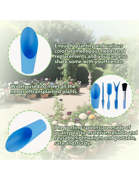 Juego de Herramientas de Jardín Mini 5 Piezas Abvsdu para Suculentas