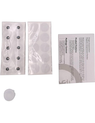 Kit de Parches de Acupresión Magnética 600 Gauss - 60 Piezas