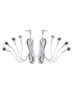 Cables de Conexión TENS Descuento - 4 Conectores 3.5mm - Paquete de 2