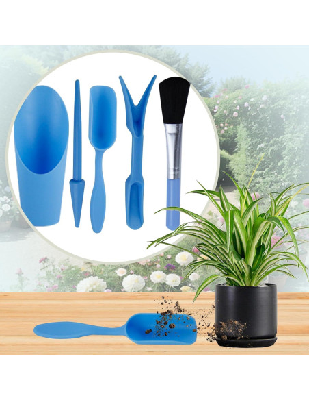 Juego de Herramientas de Jardín Mini 5 Piezas Abvsdu para Suculentas