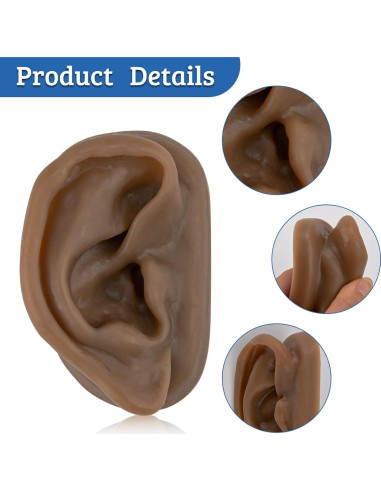 Modelo de Oído de Silicona SimCoach para Acupuntura y Piercing
