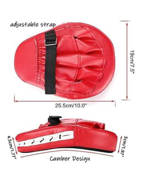 Mitones Curvados de Boxeo JACKGOLD - Almohadillas de Entrenamiento