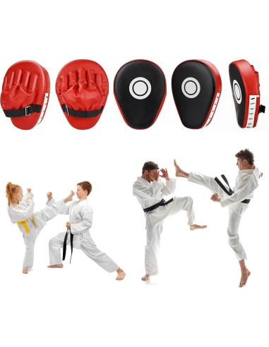 Mitones Curvados de Boxeo YORWHIN - Entrenamiento Unisex Rojo