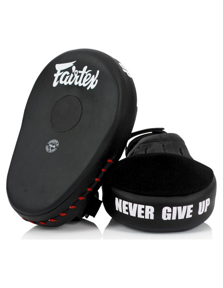 Mitones de Boxeo Fairtex FMV13 en Cuero Syntek Negro