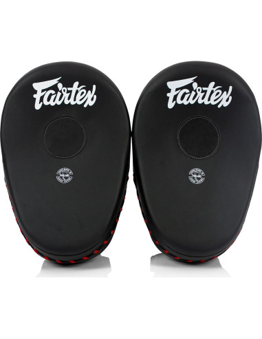 Mitones de Boxeo Fairtex FMV13 en Cuero Syntek Negro