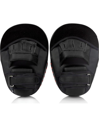 Mitones de Boxeo Fairtex FMV13 en Cuero Syntek Negro