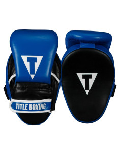 Guantes de Combate TITLE Boxing 2021 - Cuero Azul/Negro