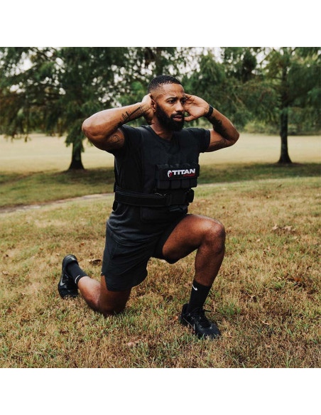 Chaleco de Pesas Ajustable Titan Fitness 9 kg Ergonomico