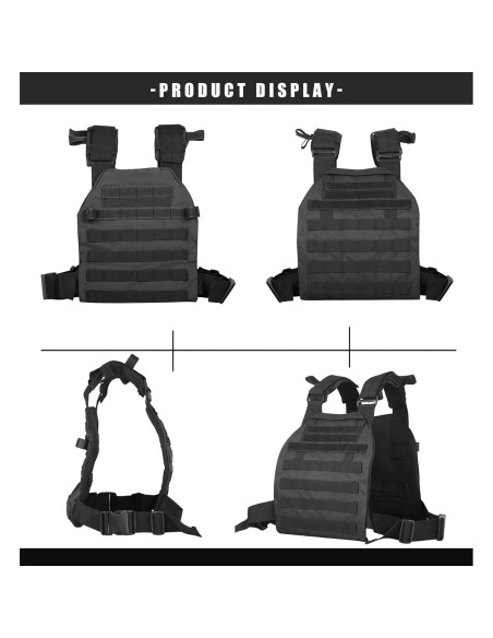 Chaleco con Peso Ajustable Miramrax para Entrenamiento Fitness