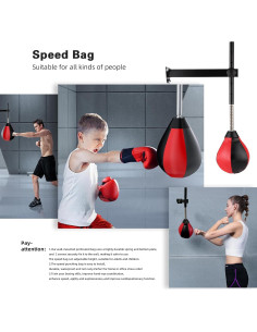 Bolsa de Velocidad ADALT LION Ajustable para Boxeo 67cm 2