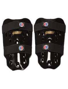 Protectores de Espinilla ProForce para Niños - Negro - 29.21 cm