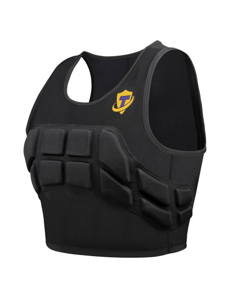 Chaleco de Compresión Acolchado TUOY para Mujeres - Protección Pecho y Costillas