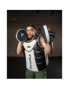 Protector Corporal de Boxeo Fighting Sports S2 Gel Negro/Blanco 2