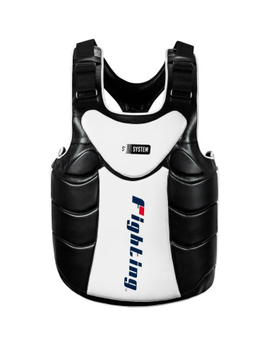 Protector Corporal de Boxeo Fighting Sports S2 Gel Negro/Blanco