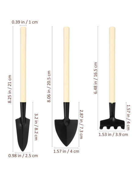 Set de Mini Herramientas de Jardinería DOITOOL - 3 Piezas
