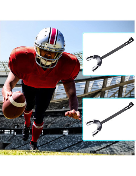 8 Protectores Bucales Juveniles TOODOO con Correa para Deportes